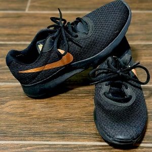 Black and Gold Nikes